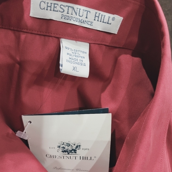 Chestnut Hill Long Sleeve Button Down Shirt Sz XL - Picture 5 of 12